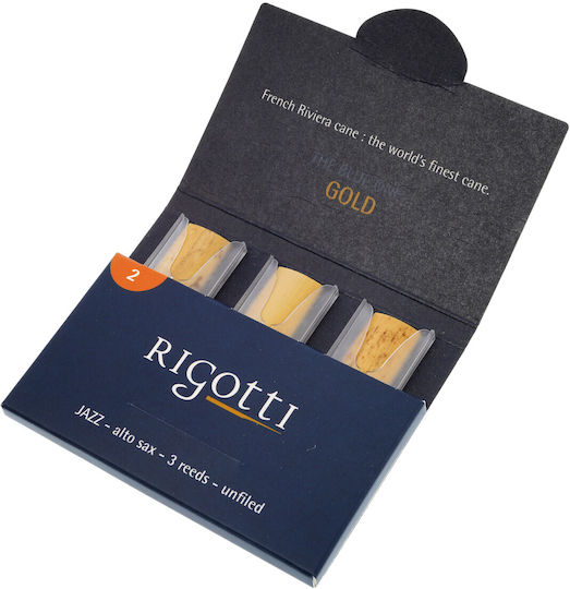 Rigotti Jazz Gold Blue One Alto Sax 2 3-pack