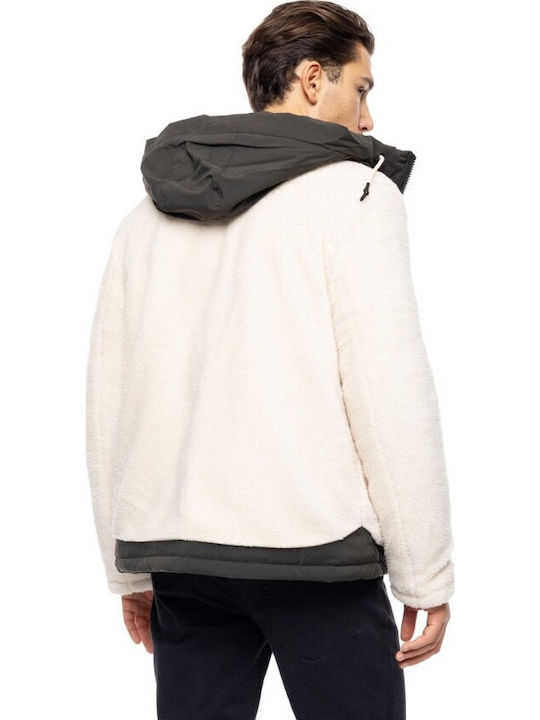 Geacă Iarna Off White