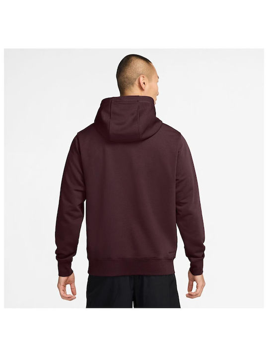 Nike Swoosh Dri-Fit Hanorac cu Glugă Burgundy