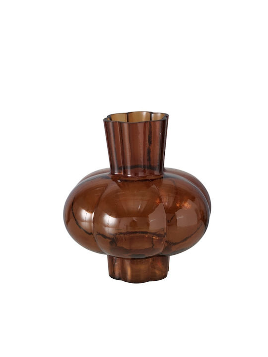 Boltze Decorative Vase Orange 19x20cm