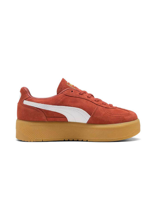 Puma Palermo Platform Sneakers Mars Red-gum