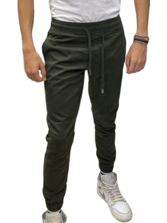 Παντελόνι Ελαστικό σε Slim Εφαρμογή khaki