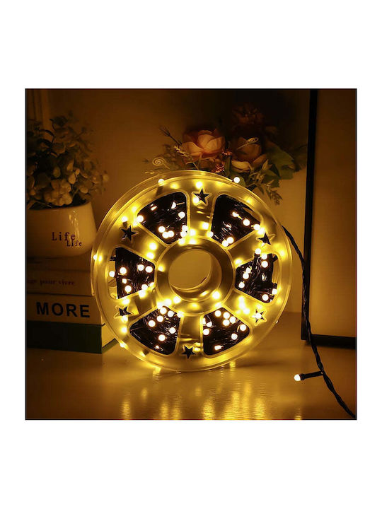 240 Λαμπάκια LED 50μ. Θερμό Λευκό σε Σειρά