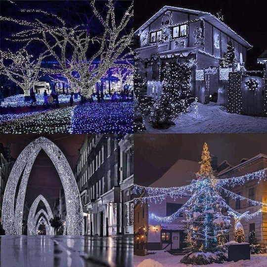 500 Λαμπάκια LED 50μ. RGB Ηλιακά σε Σειρά