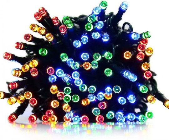 500 Λαμπάκια LED 50μ. RGB Ηλιακά σε Σειρά