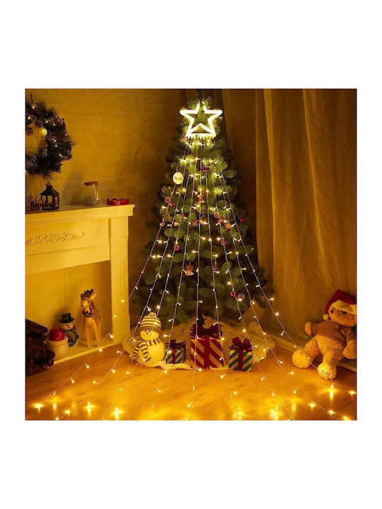 350 Lămpițe LED 3.5m. Alb cald Solare tip Caracatiță 1buc