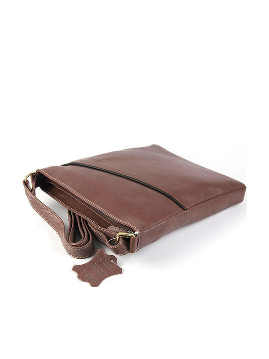 Leder Herren Schulter / Crossbody Braun Tasche