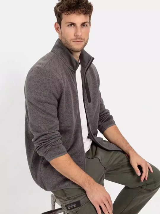 Herren Fleecejacke Gray