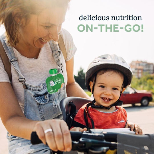Gerber Fruit-Vegetable Puree with Flavor Pear, Apple & Banana No Added Sugar 90gr for 4+ Months