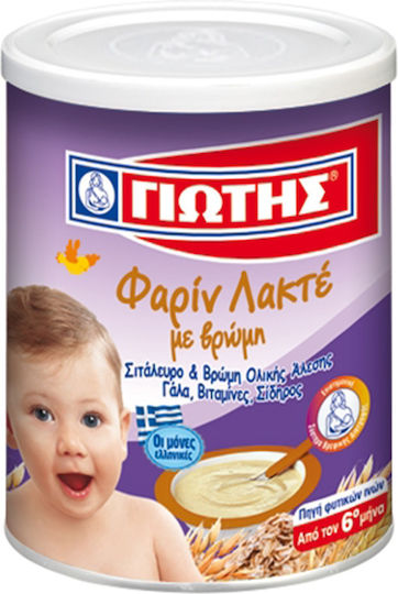 Giotis Бебешки крем Фарин Лакте с овес 300гр за 6+ месеца