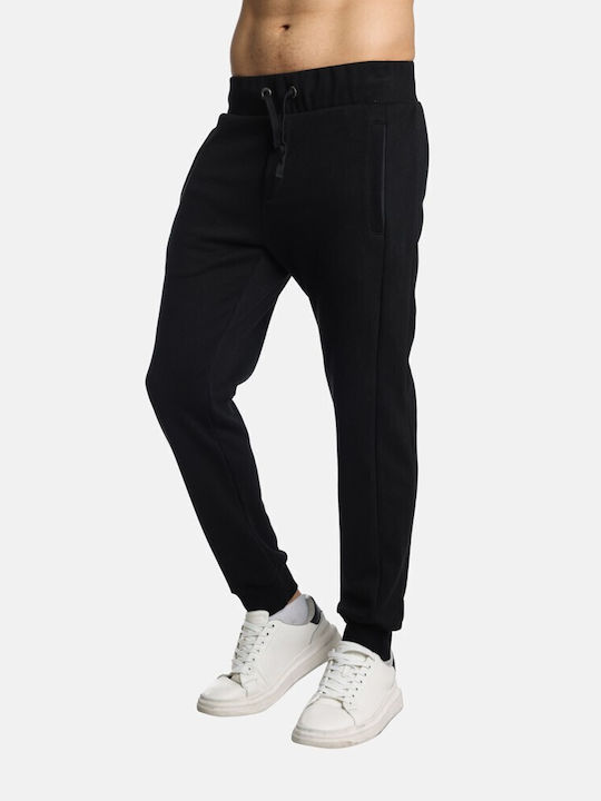 Paco & Co Sweatpants with Elastic Black