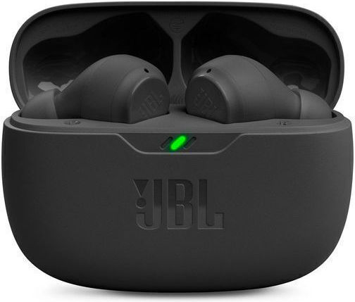 JBL Vibe Beam Earbud Bluetooth Handsfree Earphones with Sweat Resistance and Charging Case Black