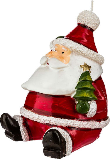 Χριστουγεννιάτικο Κερί Santa Tree 10x8εκ.
