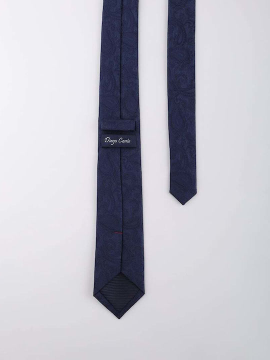Diego Conte Men's Tie Printed in Blue Color