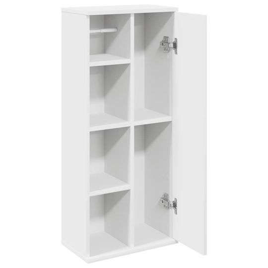 vidaXL Bathroom Cabinet L39xW22xH90cm White