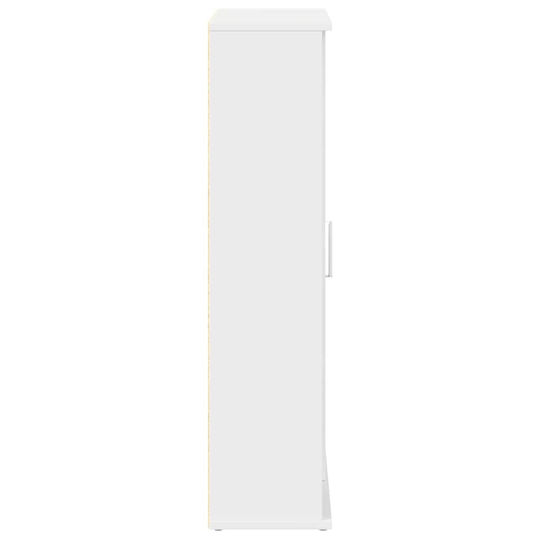 vidaXL Bathroom Cabinet L39xW22xH90cm White