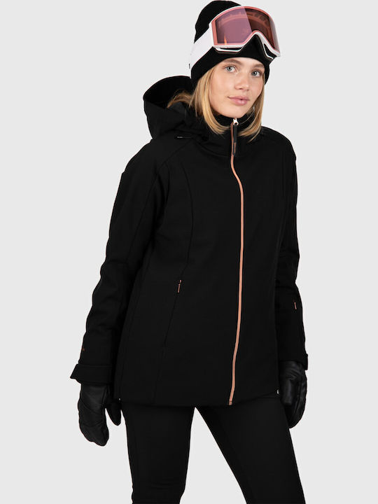 Brunotti 2422180155-9999 Feminin Jachetă Coajă moale pentru Schi & Snowboard Negru