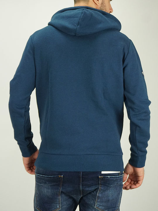 Superdry Vintage Corporation Blue with Hood