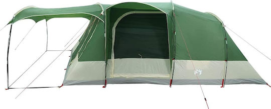 vidaXL Corturi De Camping Tunel Verde Pentru 5 Persoane 595x330x203cm