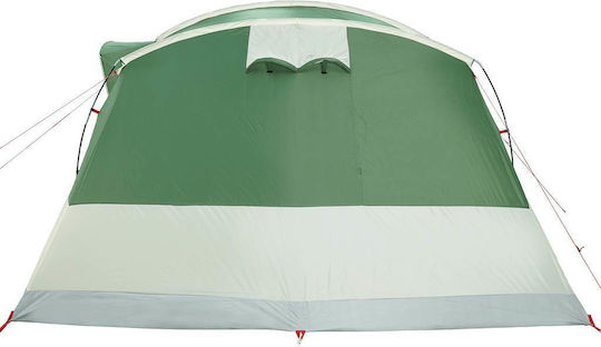 vidaXL Corturi De Camping Tunel Verde Pentru 5 Persoane 595x330x203cm