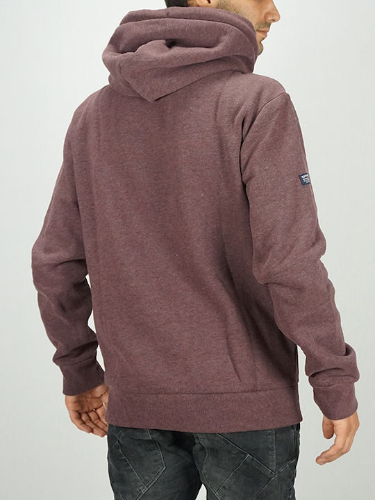 Superdry Vintage Corporation Burgundy with Hood