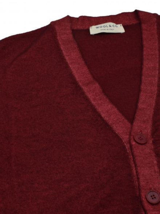 Men's Knitted Cardigan Vino