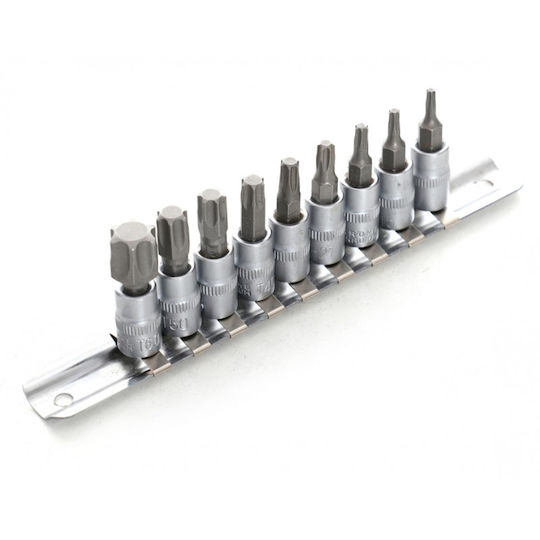 Kraft&dele Kd10241 Tubular Bit Set 9 Pieces