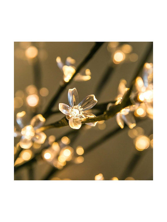 Cireș Decorativ cu 36 de Lămpi LED, Înălțime 40cm, Lumină Caldă Rece Alb Multicolor