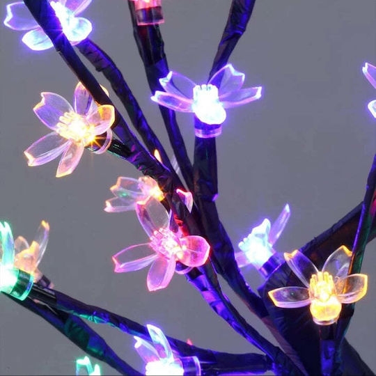 Copac cu Flori de Cireș 36 Lămpi LED 40cm Înălțime Lumină Caldă Rece Alb Multicolor