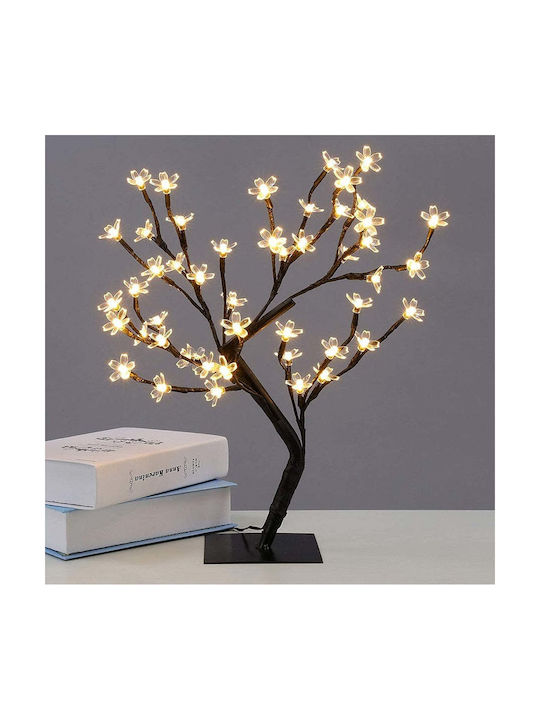 Copac cu Flori de Cireș 36 Lămpi LED 40cm Înălțime Lumină Caldă Rece Alb Multicolor