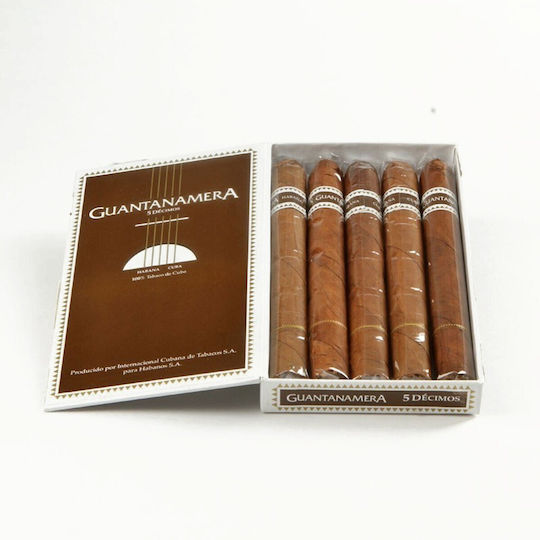 Guantanamera Decimos 5' Țigări de foi Cuba 5buc 134mm