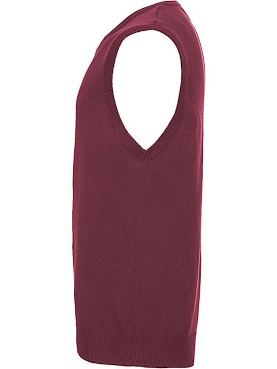 Russell Europe Ανδρική Διαφημιστική Μπλούζα Αμάνικη Cranberry Marl