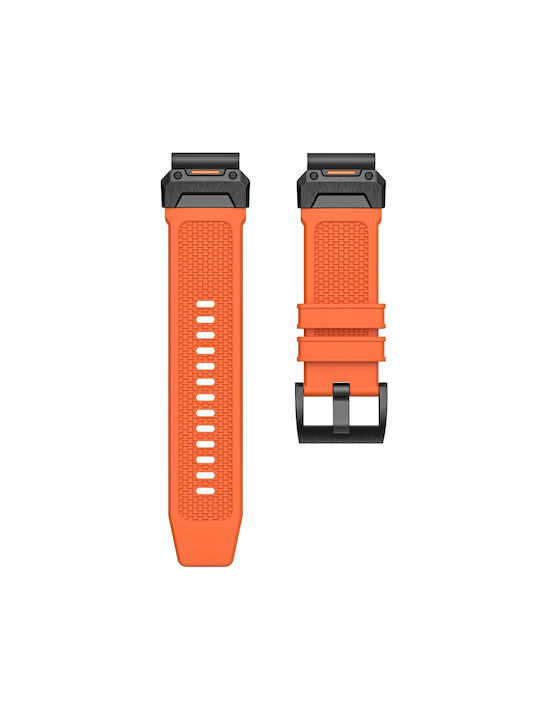 Λουράκι Σιλικόνης Πορτοκαλί (Garmin Instinct 2X)