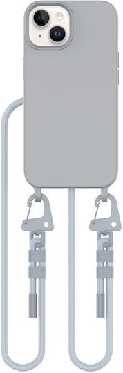 Tech-Protect Magnecklace Back Cover Gray (iPhone 15)