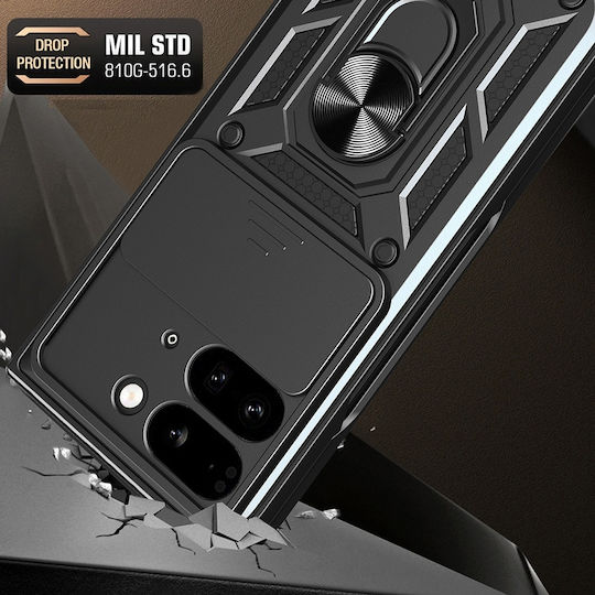 Techsuit Camshield Back Cover Πλαστικό / Σιλικόνης Ροζ Χρυσό (Google Pixel 9 Pro Fold)