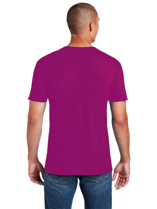 Gildan Men's Short Sleeve Promotional T-Shirt Berry