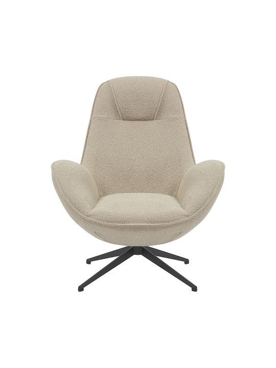 Flago Sessel Drehbar Beige Shade 85x88x103.5cm