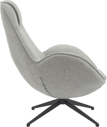Flago Sessel Drehbar Light Grey 85x88x103.5cm