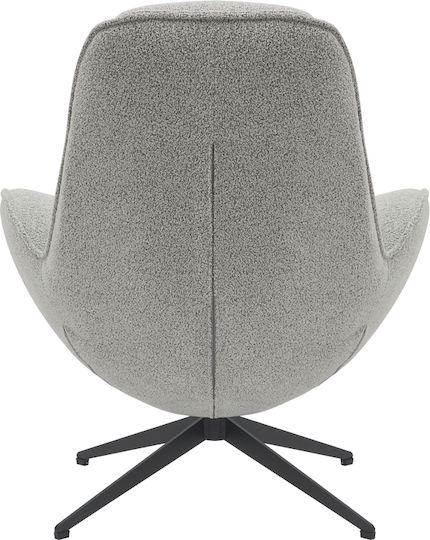 Flago Sessel Drehbar Light Grey 85x88x103.5cm
