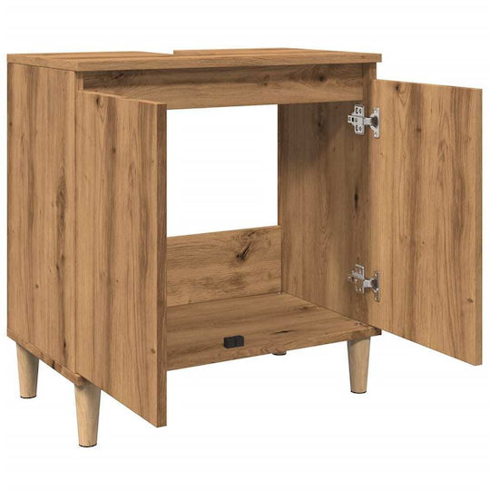 vidaXL Countertop without Sink L58xW33xH60cm Oaks