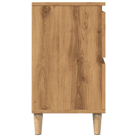vidaXL Waschtisch ohne Waschbecken L80xB33xH60cm Oaks