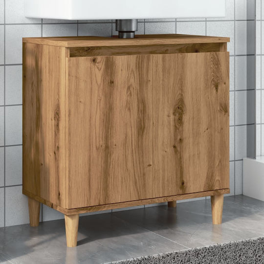 vidaXL Countertop without Sink L58xW33xH60cm Oaks