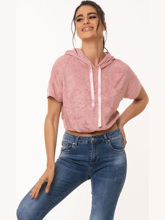 Γυναικείο Crop Top Ροζ