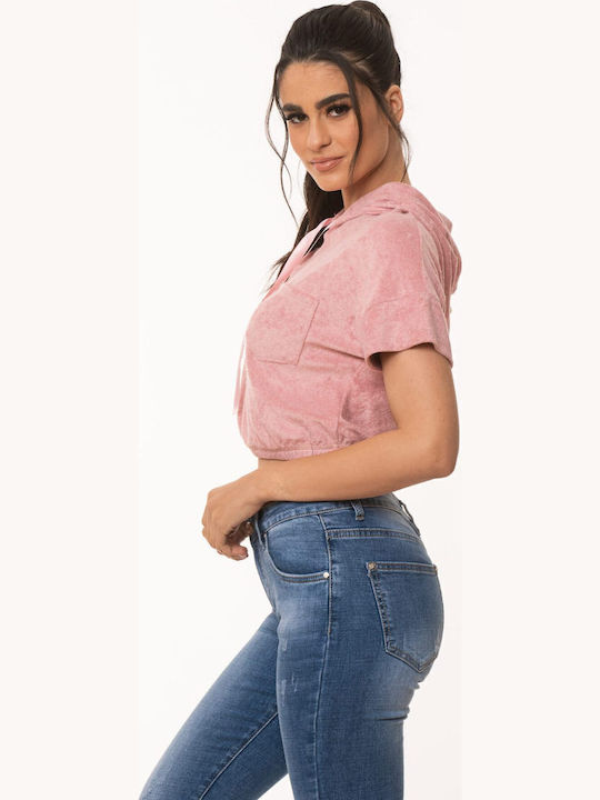 Γυναικείο Crop Top Ροζ