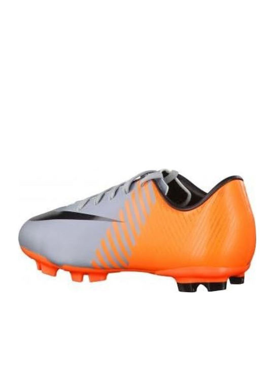 Jr Mercurial Victory FG Kids Soccer Cleats Molded Outsole Orange
