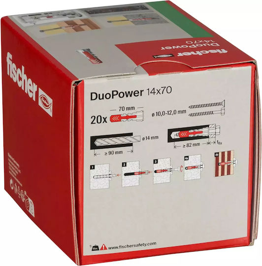 fischer Duopower Oops Plastic 14x70mm