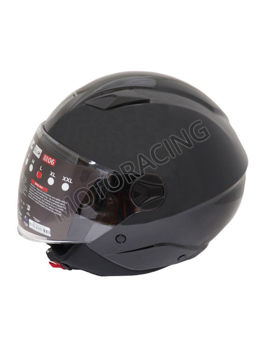 STR Citystar Motorcycle Helmet Jet ECE 22.06 with Sunvisor