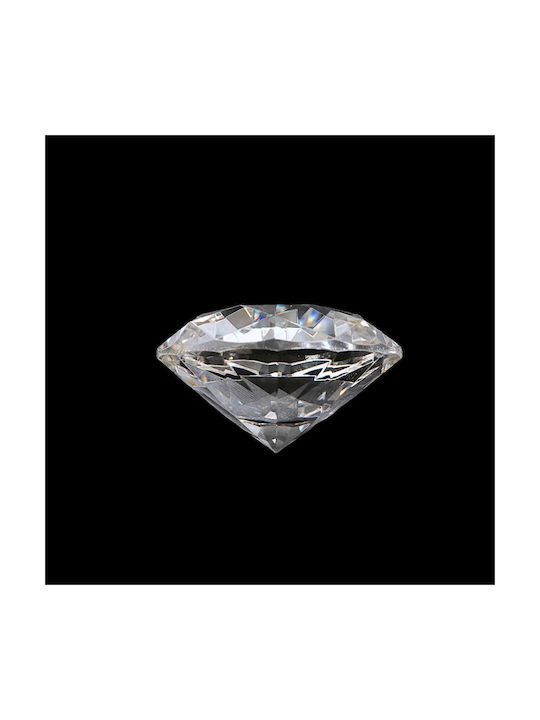 Kristall Funkelnder Diamant 100 mm Diamant Edelstein Briefbeschwerer Hochzeit Büro Wohnkultur Transparent 5281
