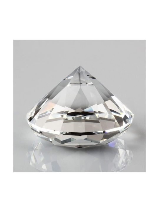Kristall Funkelnder Diamant 100 mm Diamant Edelstein Briefbeschwerer Hochzeit Büro Wohnkultur Transparent 5281