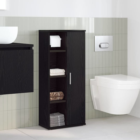 vidaXL Cabinet de baie L39xA22xÎ90cm Negru